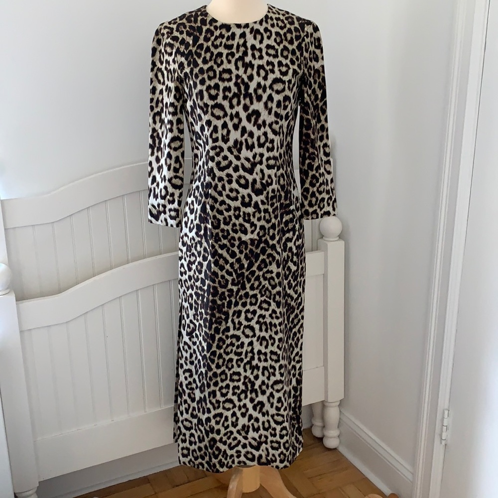 Rag & bone leopard print silk dress Size 00 - Picture 2 of 10